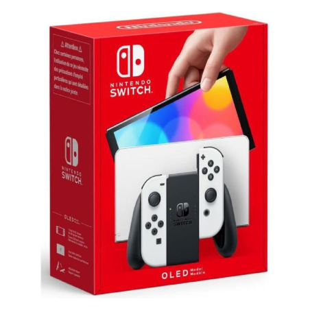 Console Nintendo Switch OLED + JOY CON Blanc · Smarty Paris